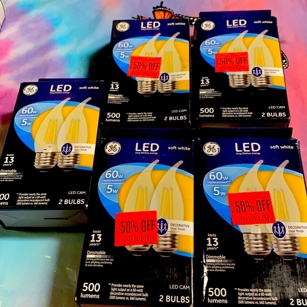 LED CAM Dimmable Light Bulb Bundle Household Lighting